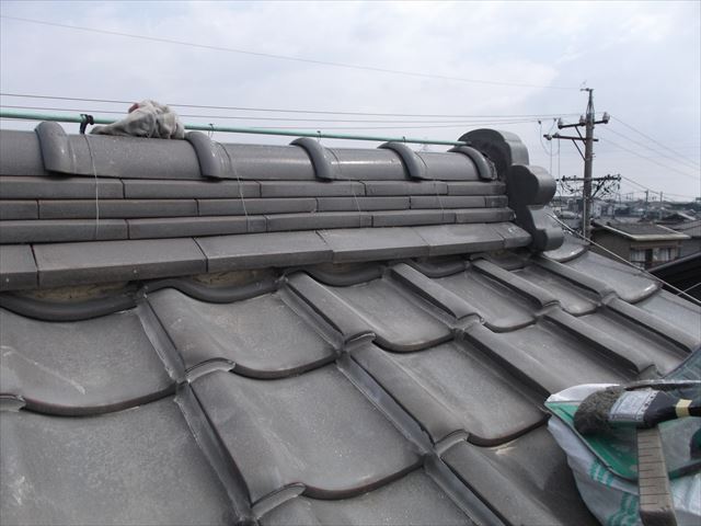 屋根瓦補修の写真